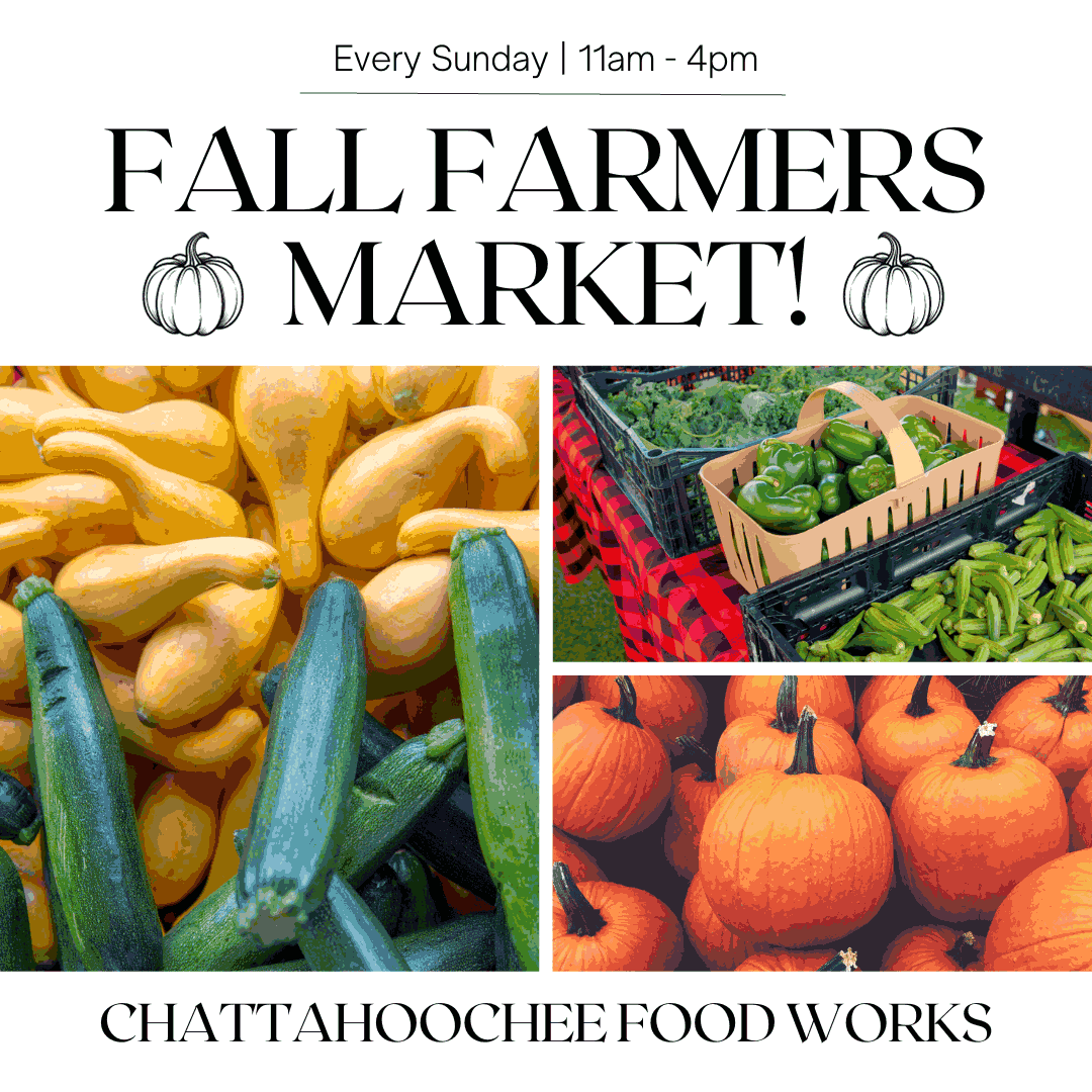 Sunday Farmer's Market at CFW 11-4pm every Sunday